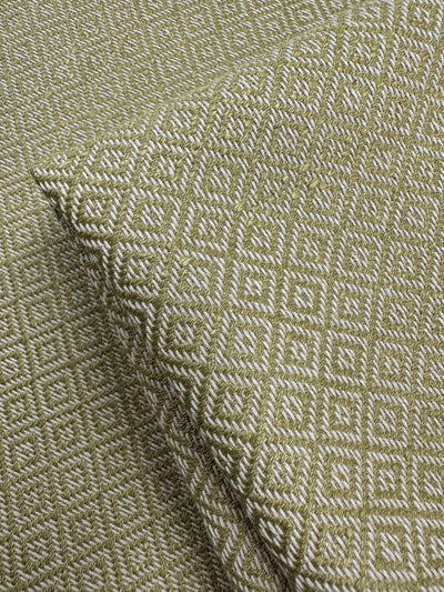 Geometric Diamond Weave Upholstery - Windermere Kiwi - 142cm