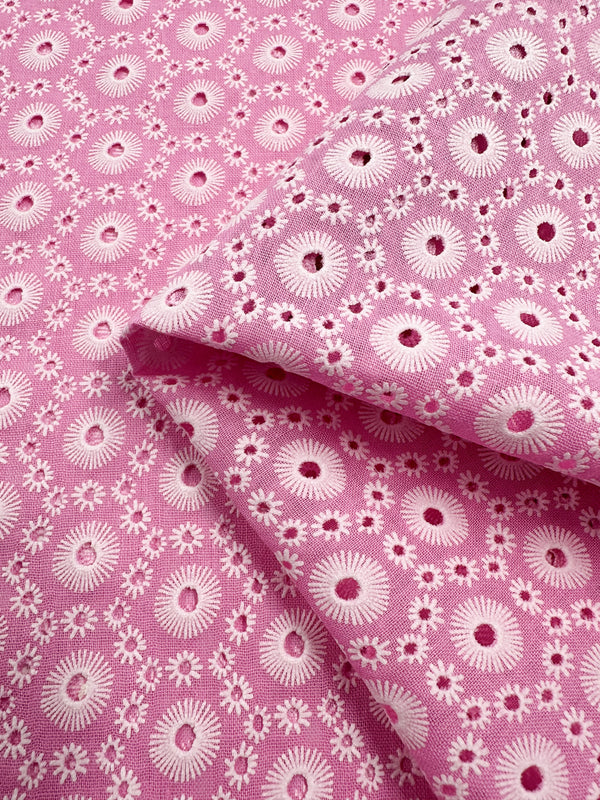Textured Cotton - Prism Pink - 145cm