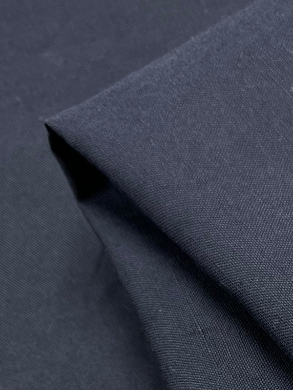 Linen Cotton Drill - Blue Nights - 150cm