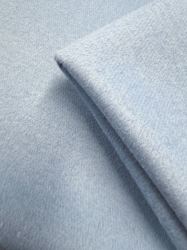 Wool Cashmere - Powder Blue - 155cm