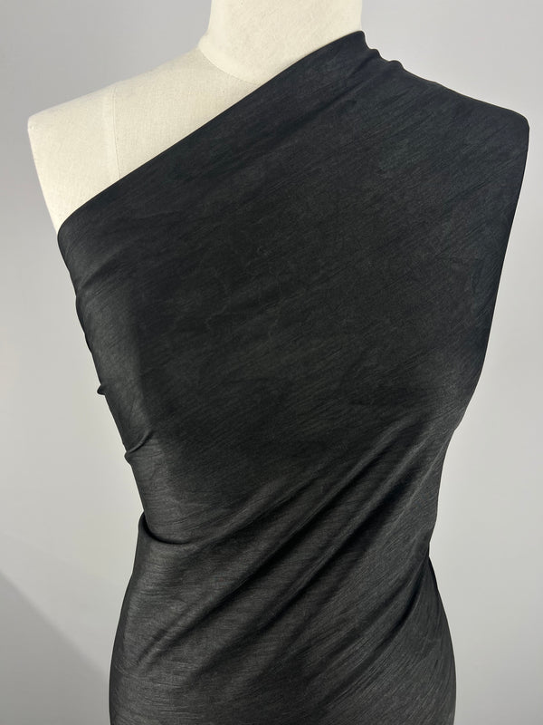 Shimmer Knit - Black - 150cm