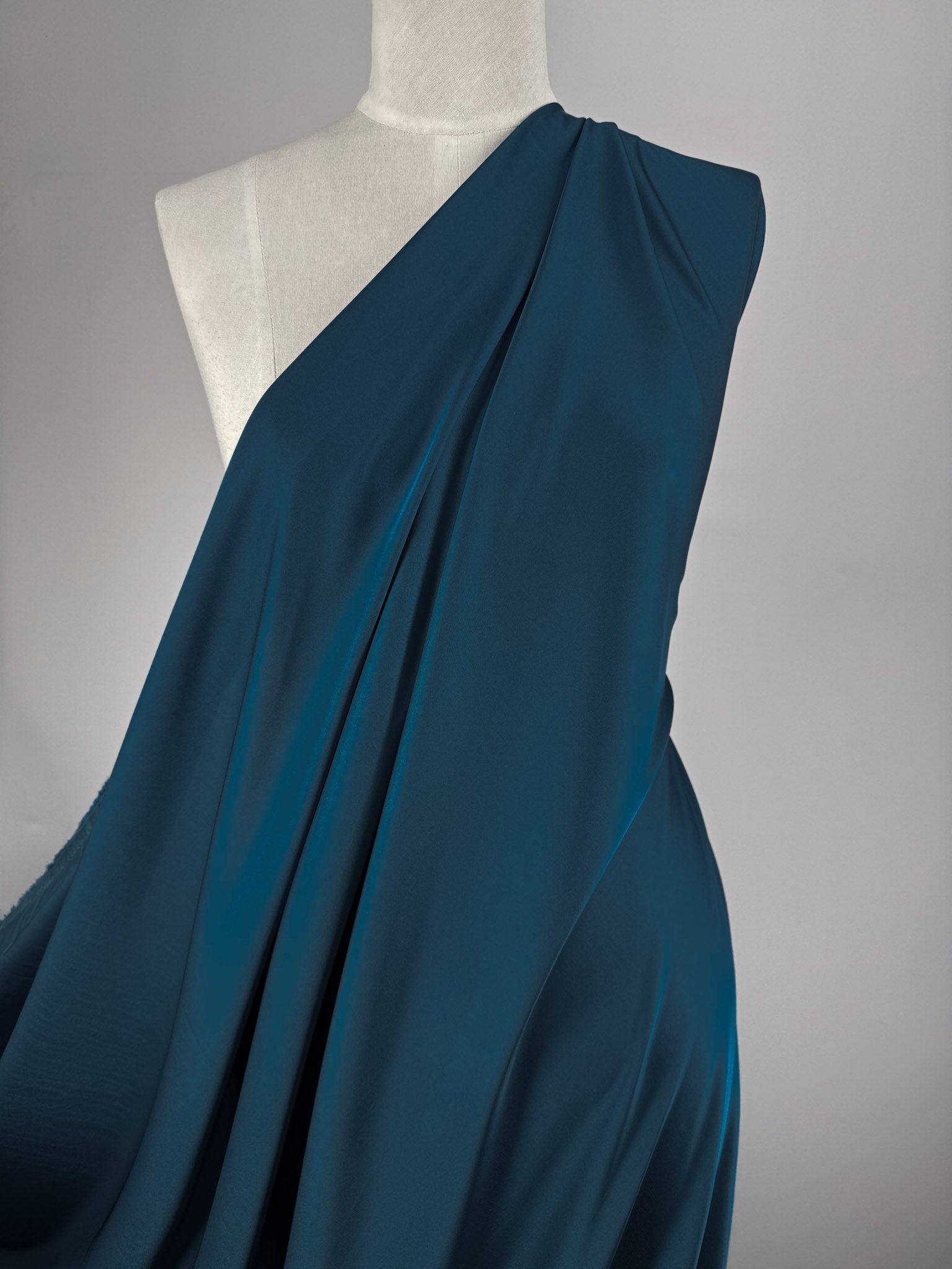 Liquid Satin - Moroccan Blue - 150cm