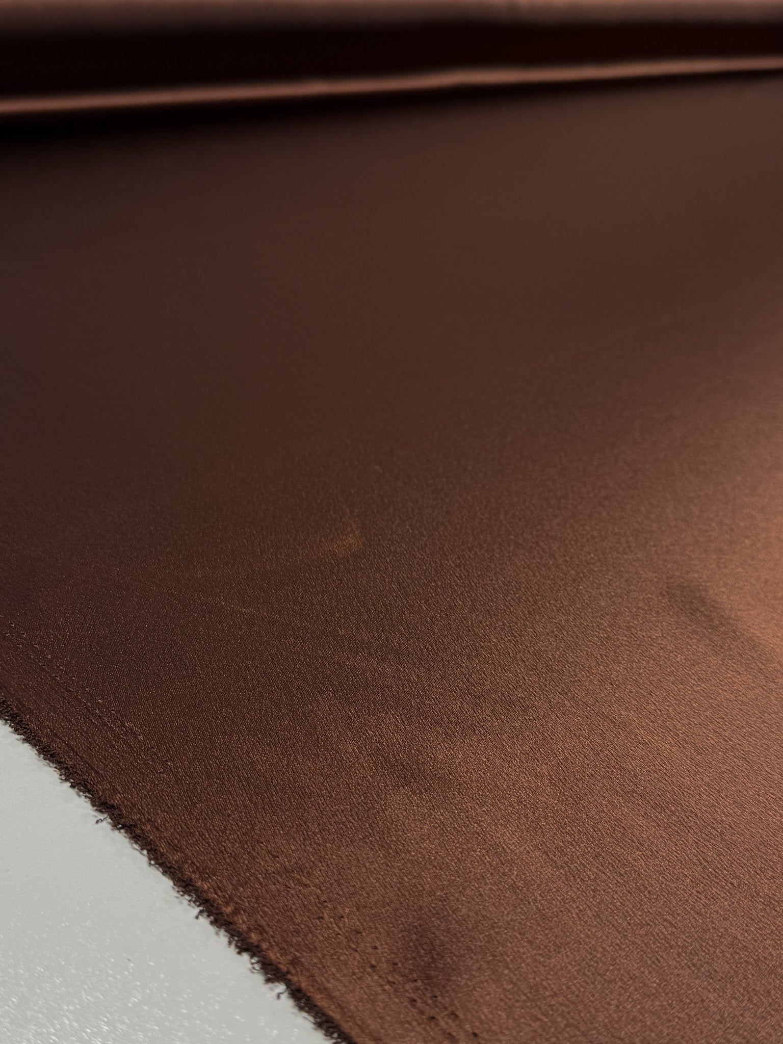 Satin Back Crepe - Brown- 150cm