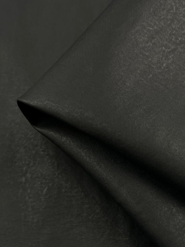 Glazed Cotton - Black - 140cm