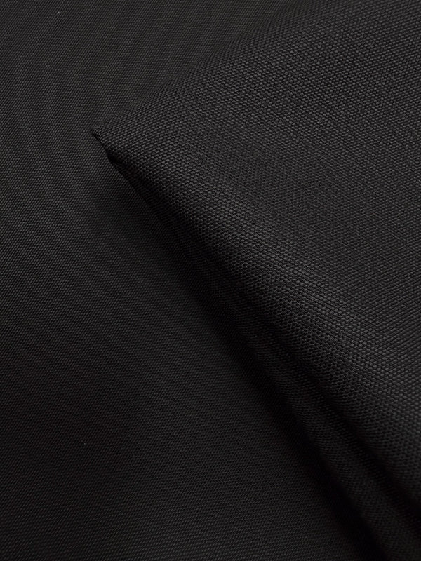 Pure Wool Pique - Black - 143cm