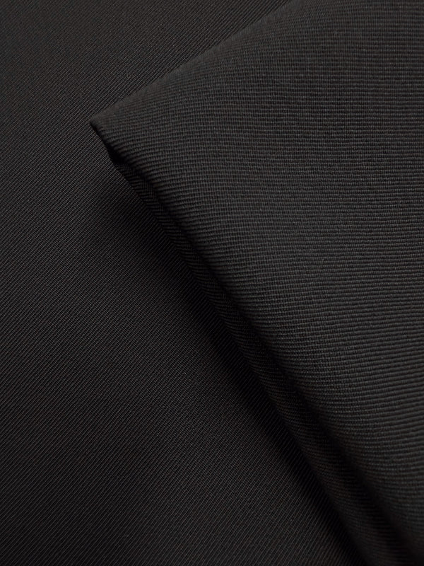 Pure Wool Drill - Caviar - 145cm