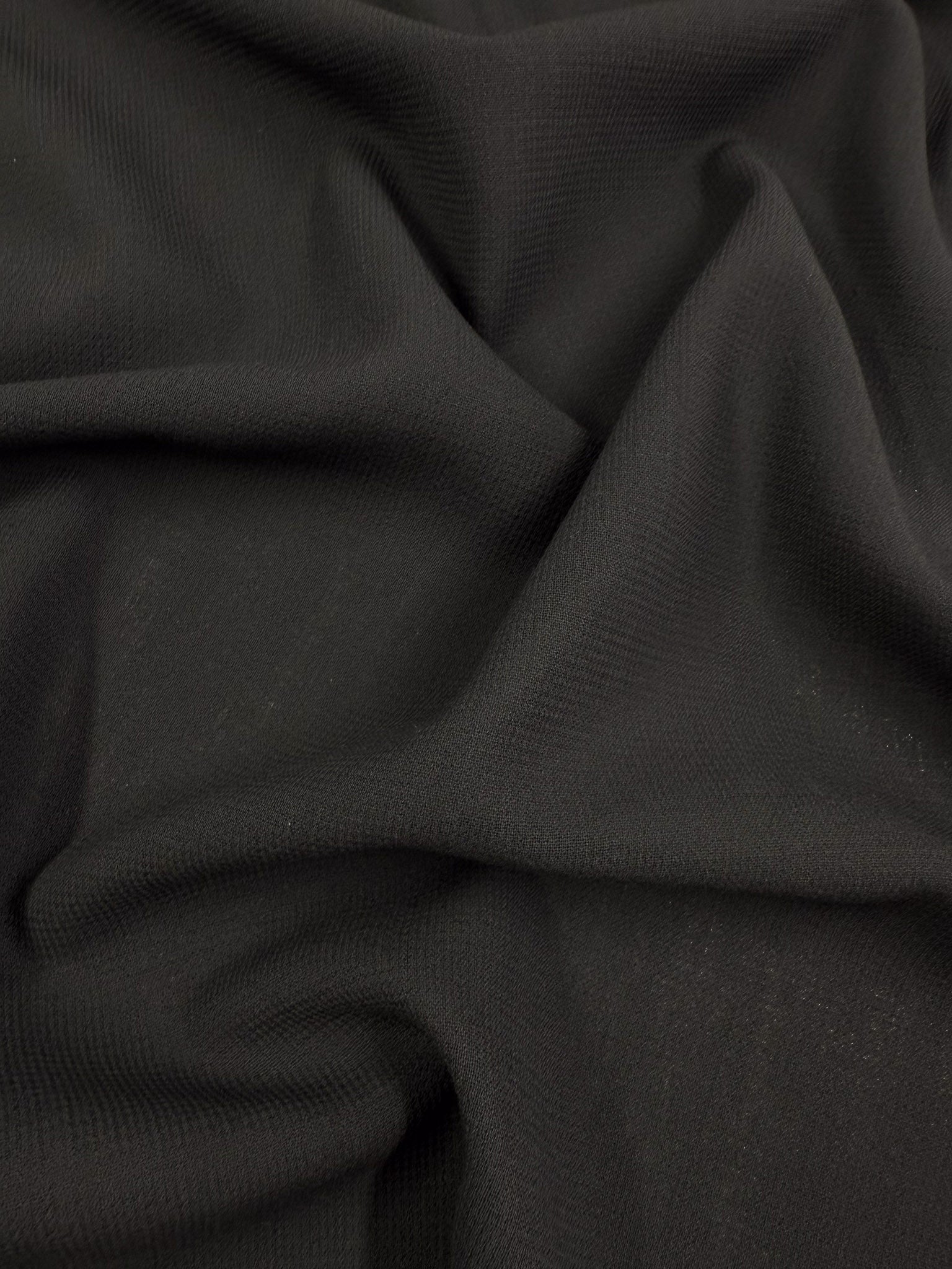 Wool Single Crepe - Forest Night - 158cm