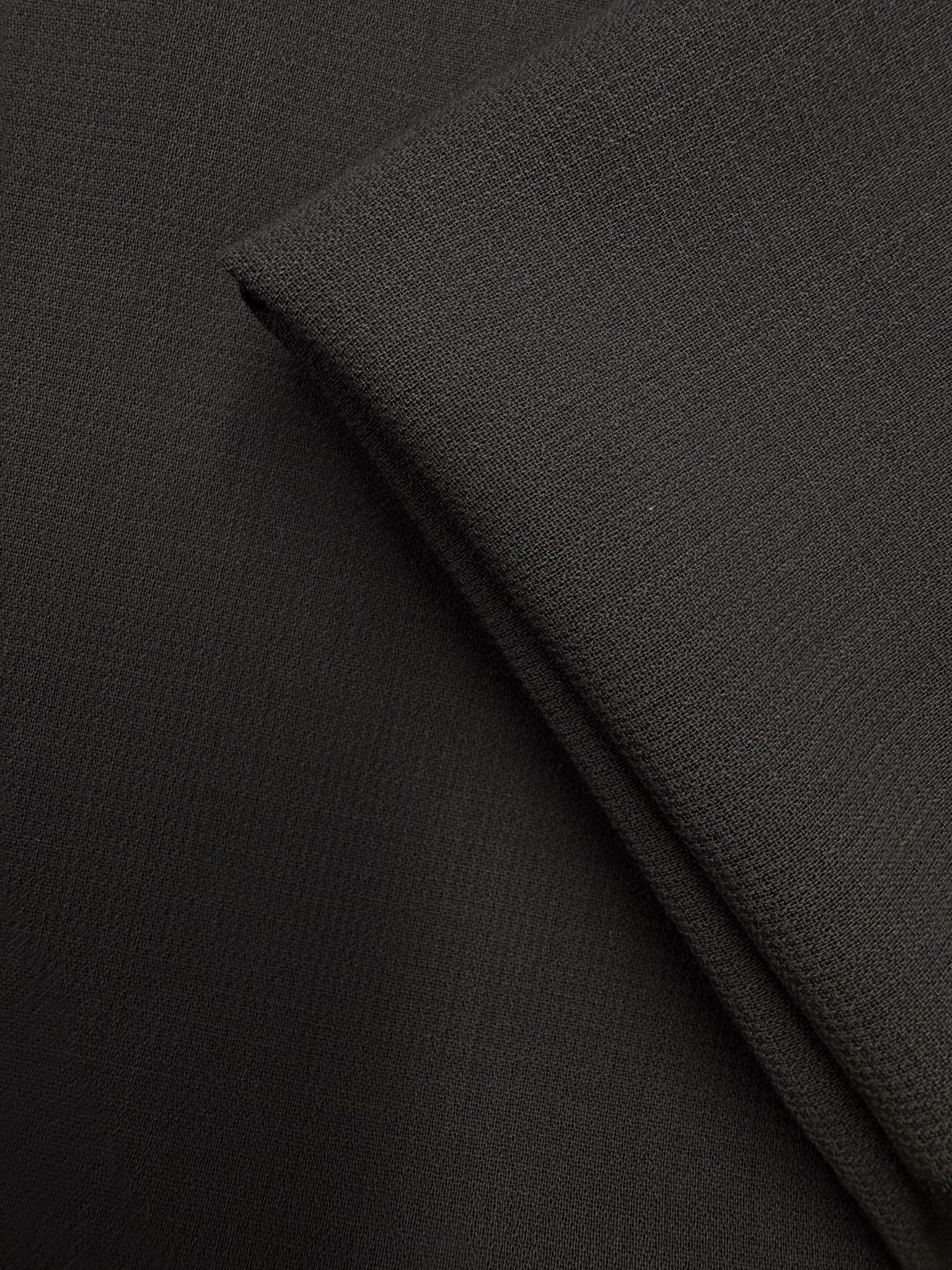Wool Single Crepe - Forest Night - 158cm