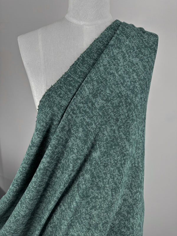 Textured Knit - Mallard Green - 160cm
