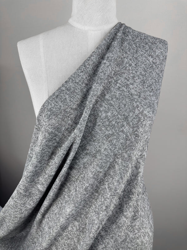 Textured Knit - Grey Marle - 155cm