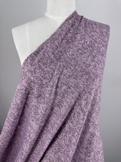 Textured Knit - Orchid Marle - 150cm