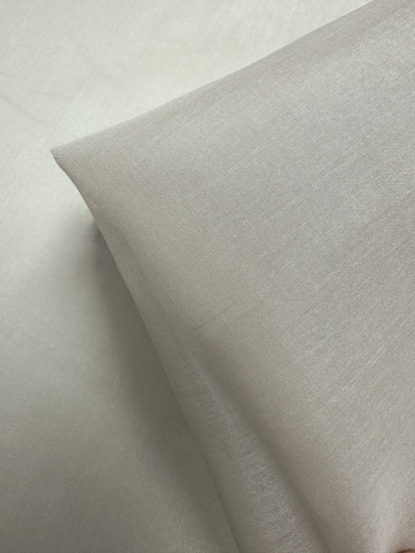 Pure Silk Organza - White Onyx - 135cm