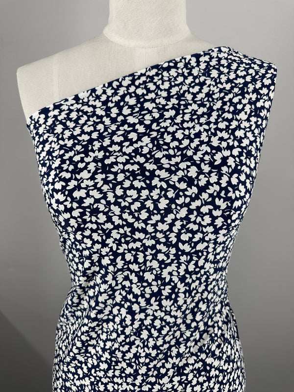 Textured Lycra - Night Bloom Micro - 150cm