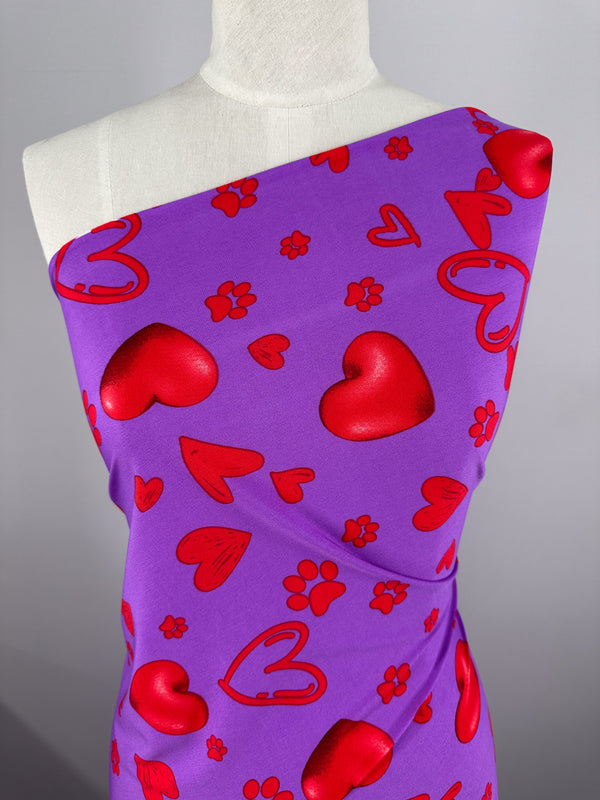 Printed Lycra - Love Riot - 150cm