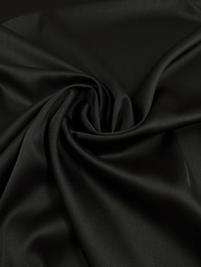 Silky Satin - Black - 150cm