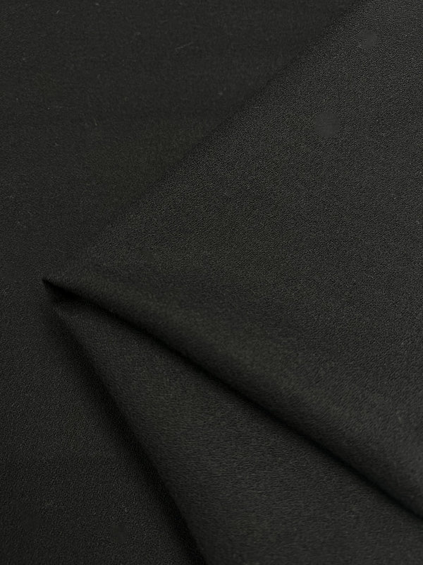 Wool Crepe - Black - 150cm