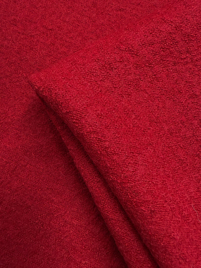 Boiled Wool - Crimson - 145cm