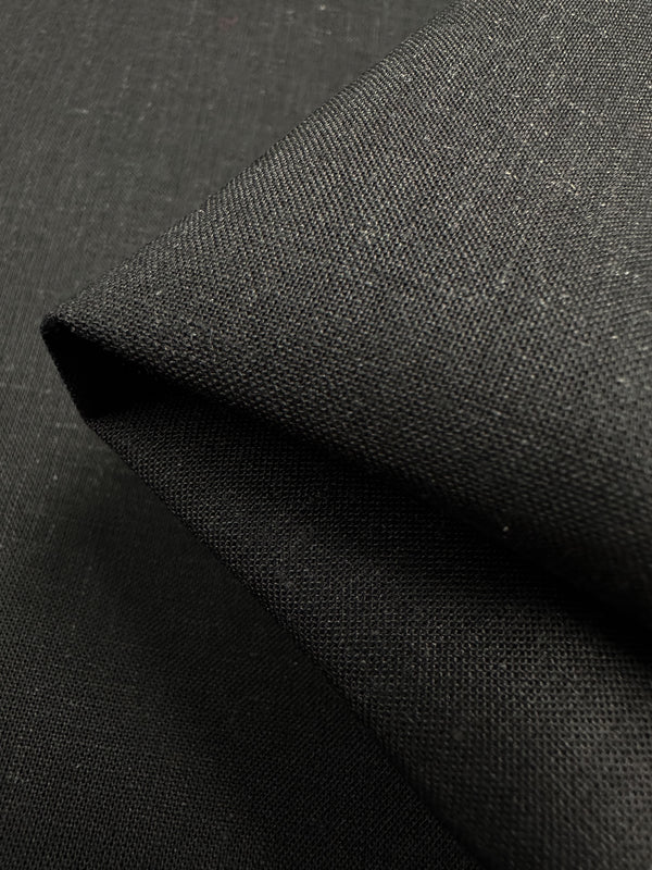 Linen Voile - Black - 140cm