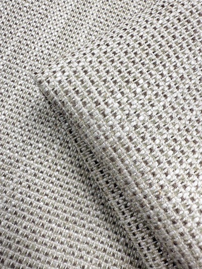 Upholstery Microcheck - Logan Linen - 145cm