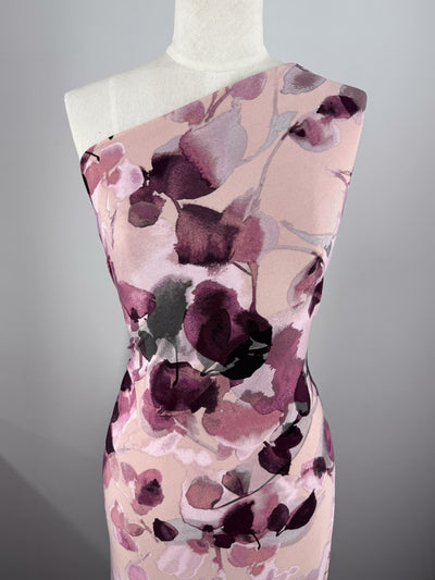 Printed Lycra - Blush Petal - 146cm