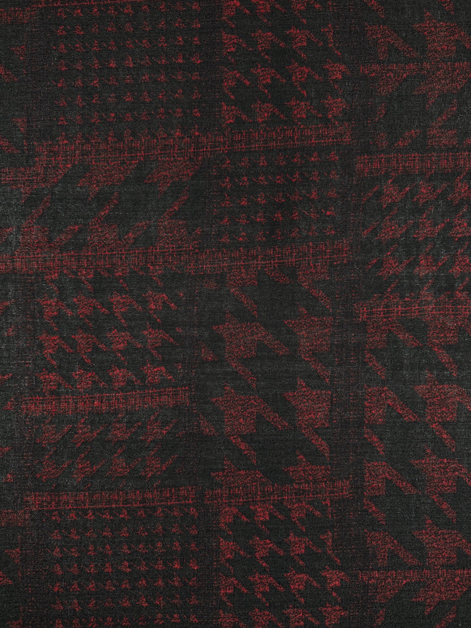 Textured Knit - Crimson - 145cm