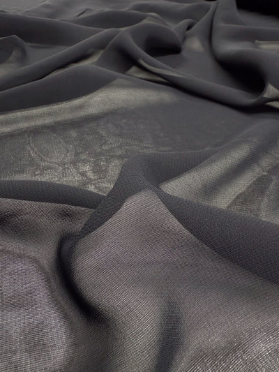 Single Georgette - Darkest Navy - 143cm