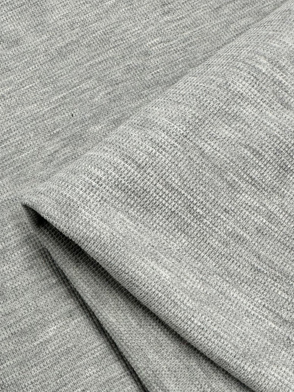 Honeycomb Knit - Light Grey - 158cm