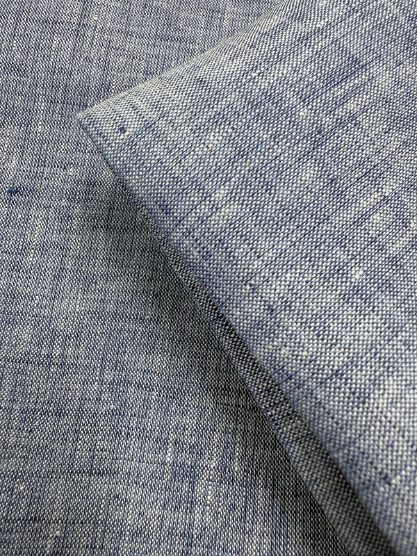 Pure Linen - Indigo Husk - 135cm