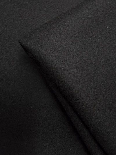 Melton Wool - Black - 154cm