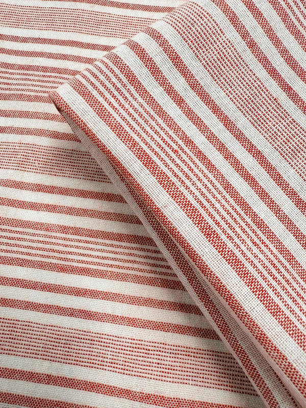 Linen Blend - Rosebay Stripe - 145cm