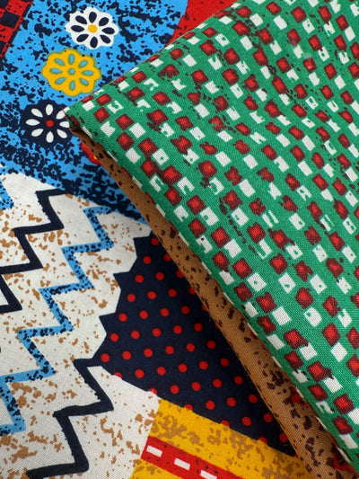 Designer Rayon - Andes Patchwork - 147cm