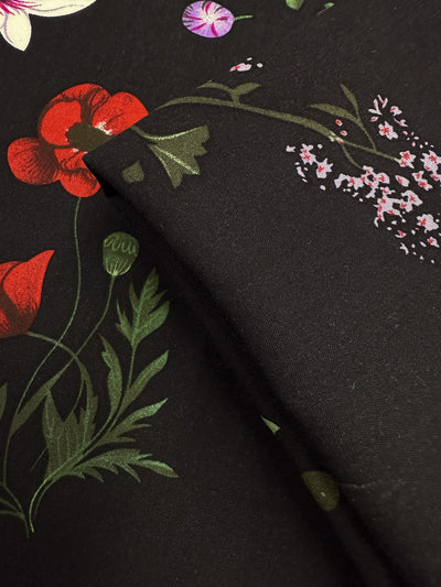 Designer Rayon - Dark Orchard Bloom - 145cm