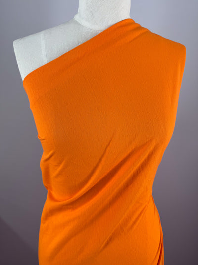 Cotton Jersey - Vibrant Orange - 155cm