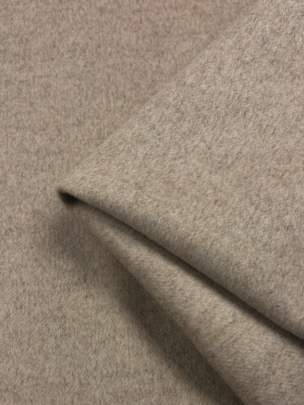 Wool Cashmere Fabric in a doeskin colour