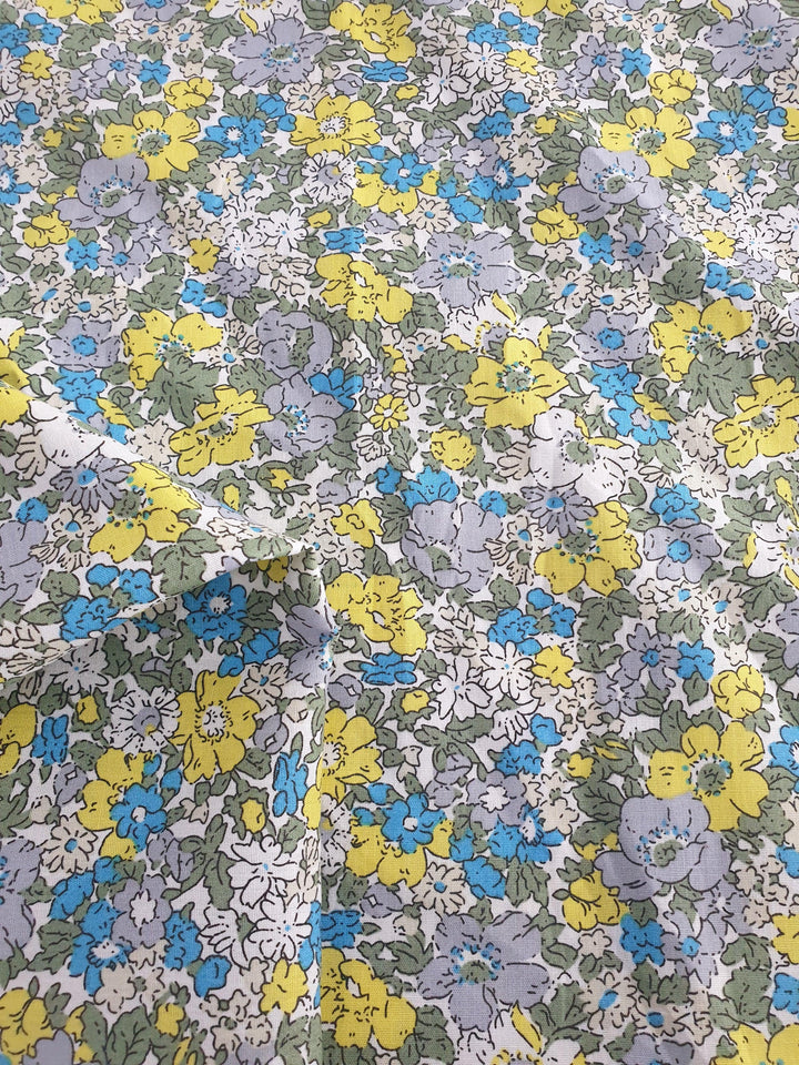 Printed Cotton - Botanical Garden - Yellow - 150cm - Super Cheap Fabrics