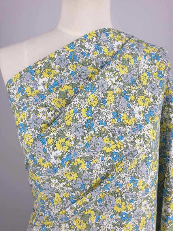 Printed Cotton - Botanical Garden - Yellow - 150cm - Super Cheap Fabrics
