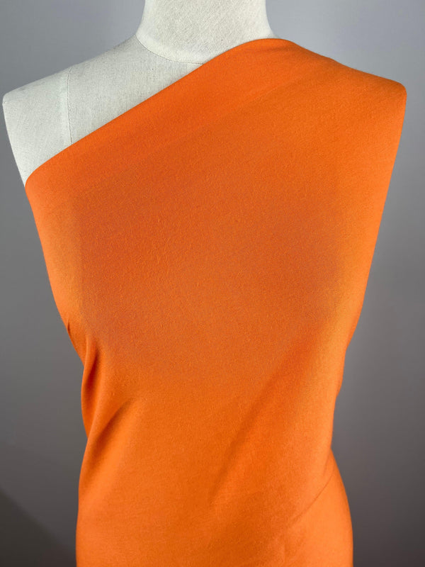 Plain Rayon - Orange - 140cm - Super Cheap Fabrics