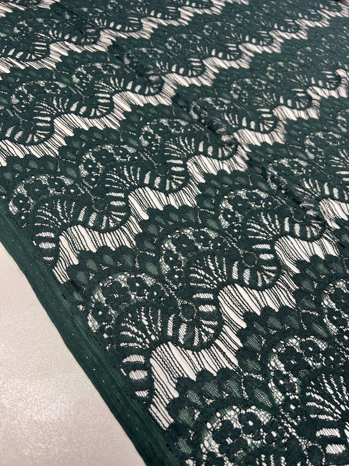 Evening Lace - Crown Of Teal - 135cm - Super Cheap Fabrics