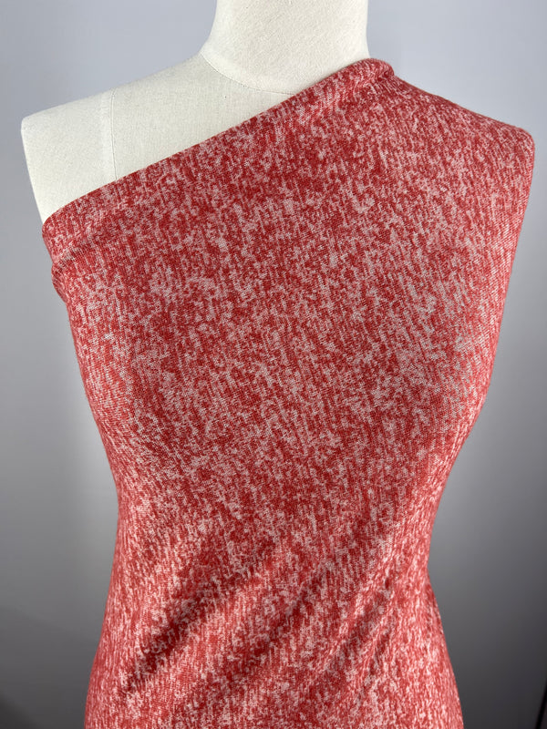 Marle Textured Knit - Burnt Ochre - 160cm