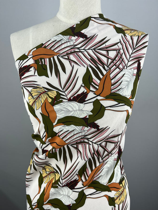 Cotton Voile - Fallen Leaves - 150cm