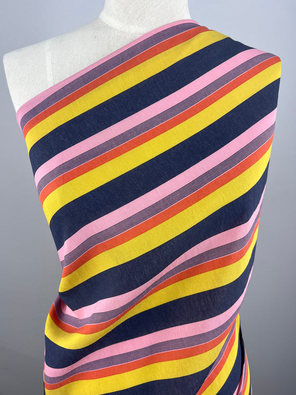 Cotton Voile - Lollie Stripes - 150cm