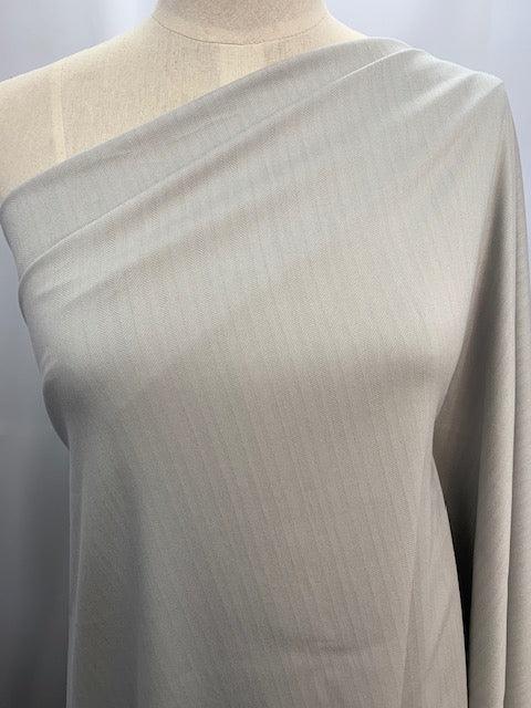 Suiting Bengaline - Stone Herringbone - 150cm - Super Cheap Fabrics