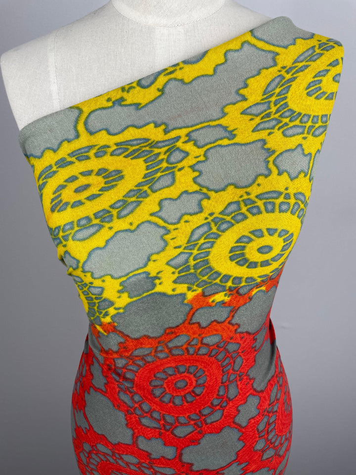 Textured Knit - Dungeon - 155cm - Super Cheap Fabrics