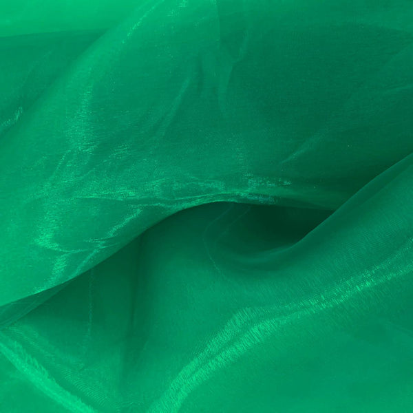 Organza - Emerald - 150cm - Super Cheap Fabrics