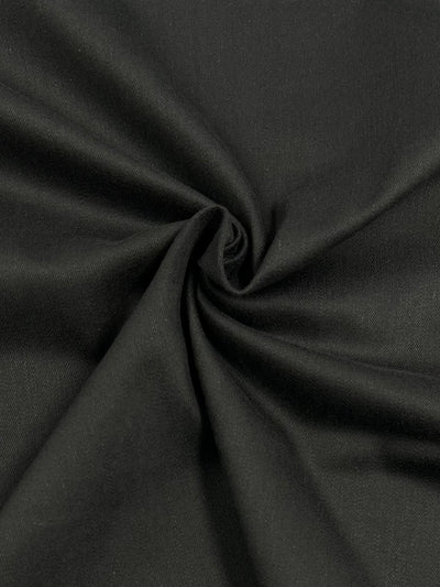 Cotton Sateen - Black - 148cm