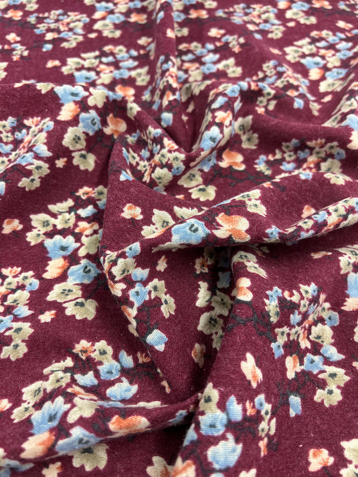 Printed Ramie Cotton - Cherry Blossom - Super Cheap Fabrics