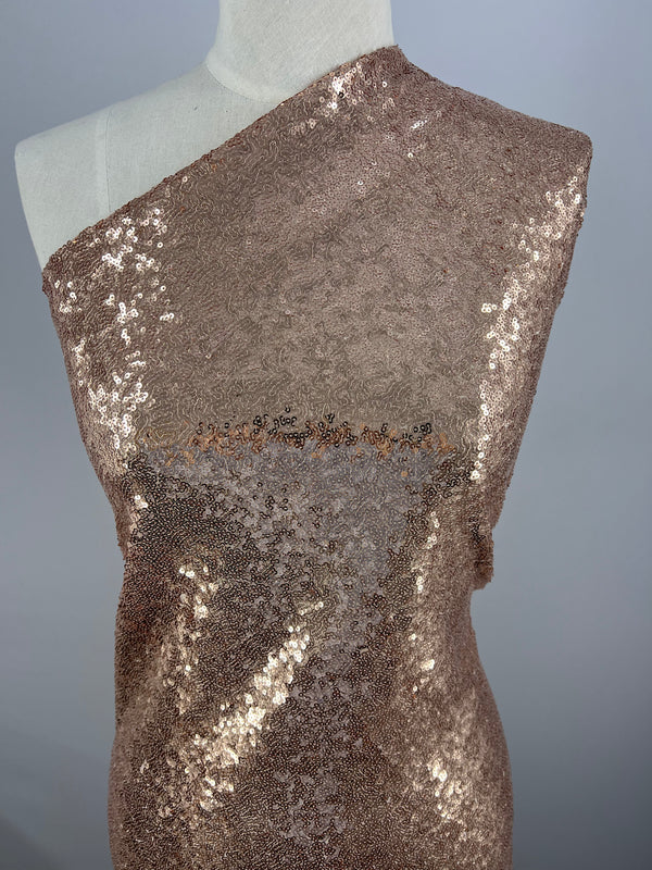 Evening Sequins - Rose Gold - 150cm
