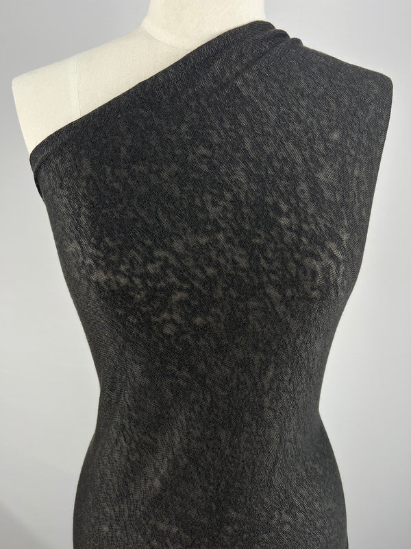 Textured Knit - Mulch - 150cm