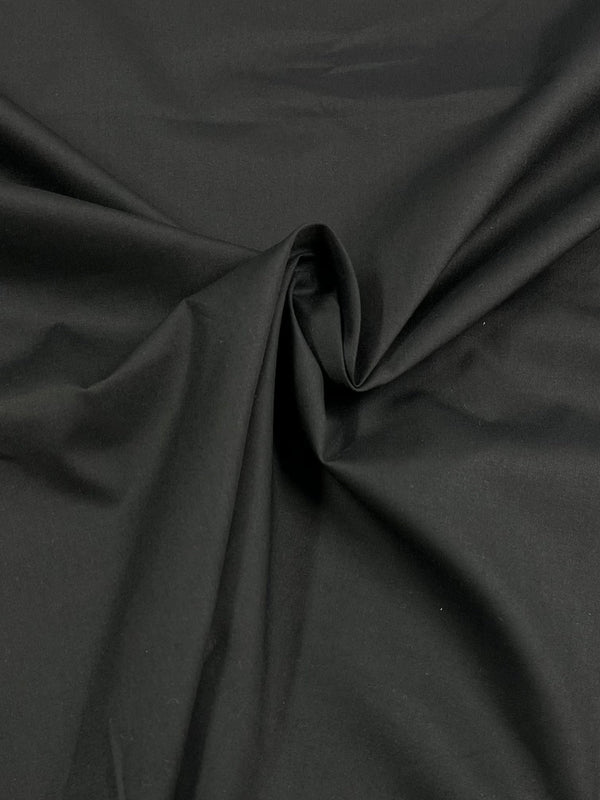 Poplin - Black - Super Cheap Fabrics