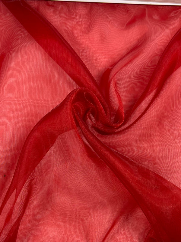 Organza - Deep Red - 150cm